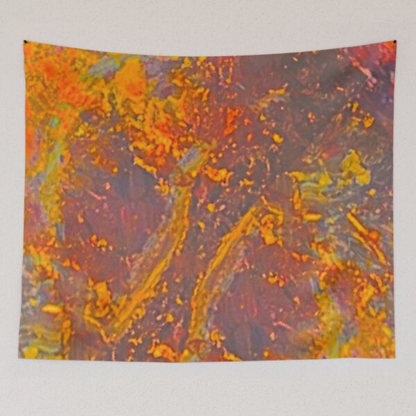 Item preview, Colorful Abstract Healing Art - Whispers Between Colors designed and sold by SoulArtSara.