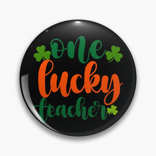 Item preview, One lucky teacher lucky shamrock designed and sold by RoyesButler.