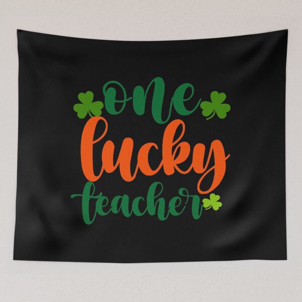 Item preview, One lucky teacher lucky shamrock designed and sold by RoyesButler.