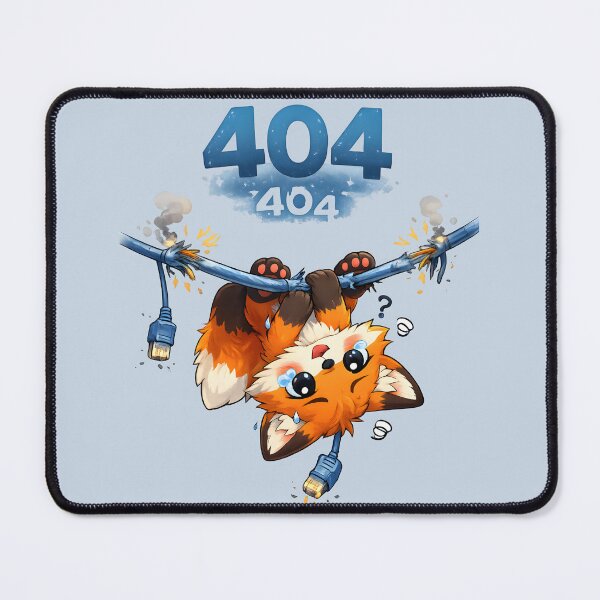 Item preview, 404 Not Found Network Error Fox Broken Cable designed and sold by Still Breathing Studio.