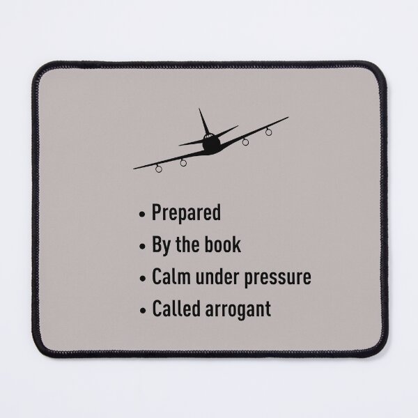Item preview, Arrogant Pilot Checklist Shirt - Aviation Insider Joke designed and sold by Goodvibemini.
