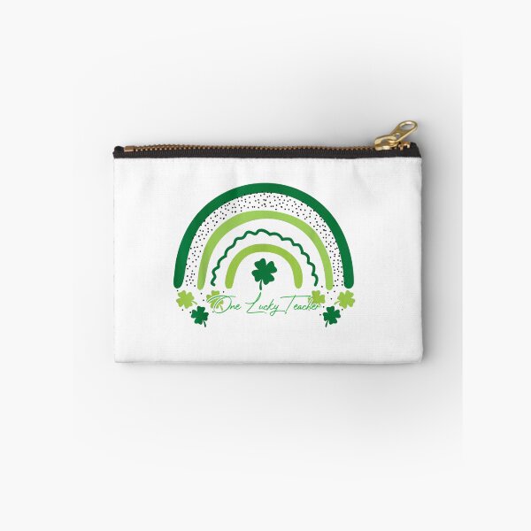 Item preview, One lucky teacher Rainbow shamrock designed and sold by RoyesButler.