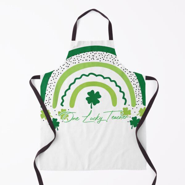 Item preview, One lucky teacher Rainbow shamrock designed and sold by RoyesButler.