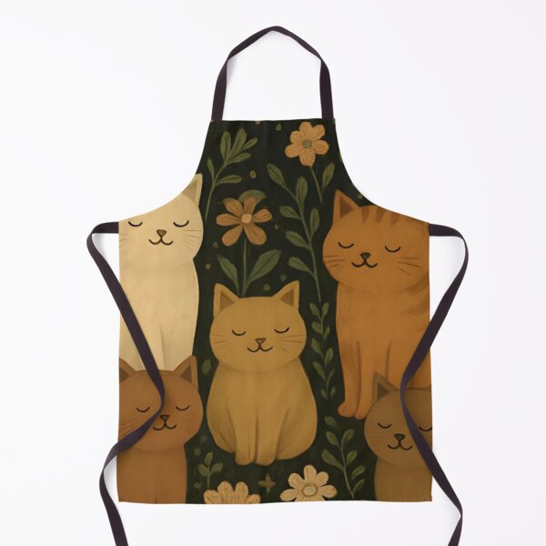 Item preview, Serene Zen Cats in a Secret Garden designed and sold by CharlieDesings.