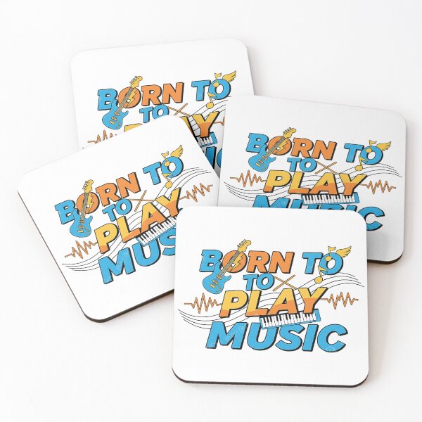 Item preview, Born to Play Music – Guitarist Drummer Musician T-Shirt designed and sold by Muzgle.