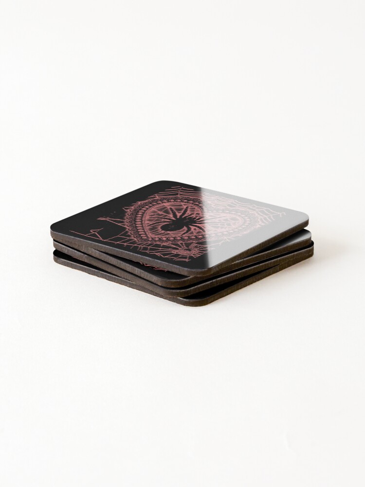 Thumbnail 4 of 5, Coasters (Set of 4), Gothic Tarantula designed and sold by RandyHaskins.