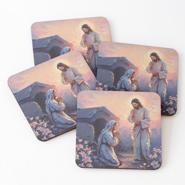 Item preview, Jesus Appears to Mary Magdalene designed and sold by TinCatOutPost.