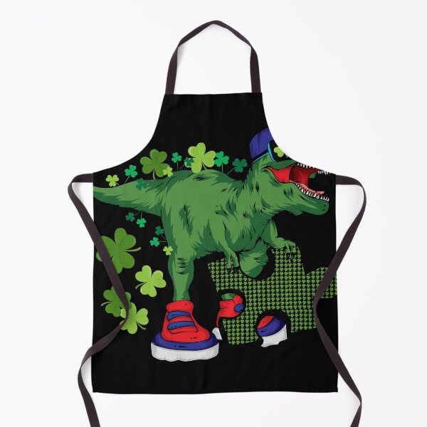 Item preview, Dinosaur Autism Awareness Shamrock St. Patrick's Day Lucky designed and sold by RoyesButler.