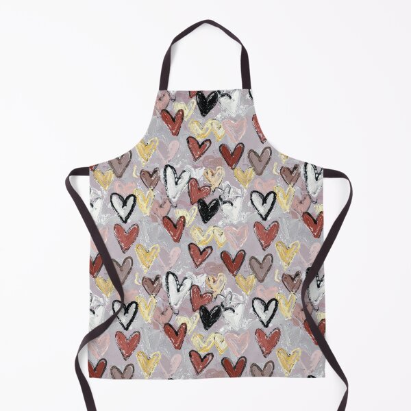 Item preview, Abstract Hand Painted Hearts Pattern designed and sold by yara.lahdo.
