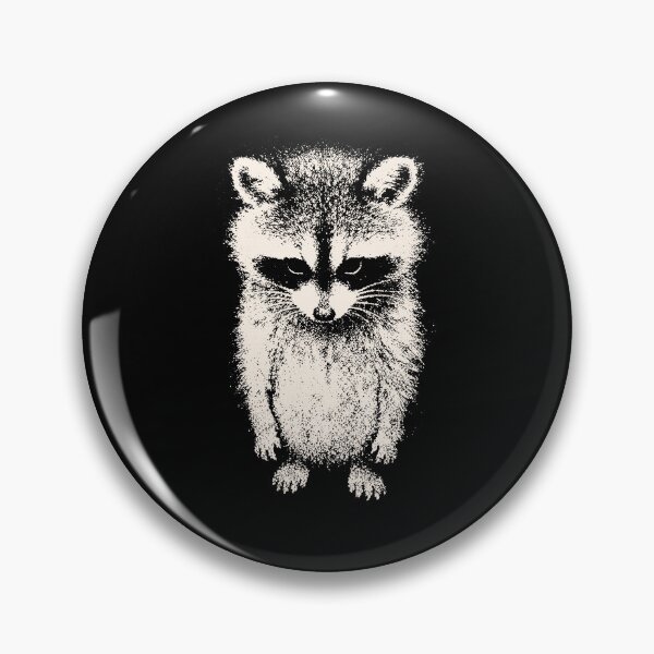 Item preview, Sad Trash Panda Meme Standing Raccoon designed and sold by RandyHaskins.