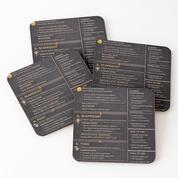 Item preview, Emergency Reference Poster: Secondary System Failure Roles designed and sold by It's Heritage Hoss.