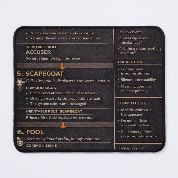 Item preview, Emergency Reference Poster: Secondary System Failure Roles designed and sold by It's Heritage Hoss.