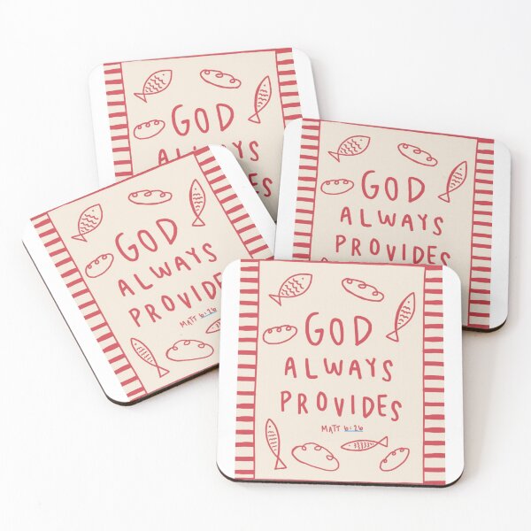 Item preview, God Always Provides - Matthew 6:26 Loaves and Fish Illustration designed and sold by Yeye´s Shop.