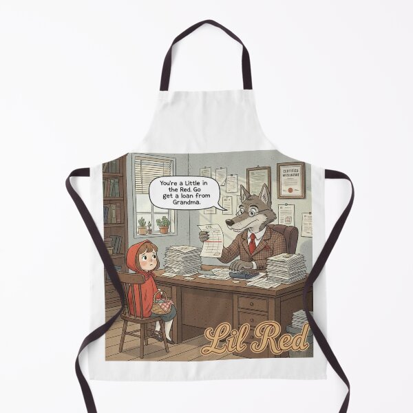 Item preview, Funny Little Red Riding Hood Accounting Wolf CPA designed and sold by FiscalFashions.