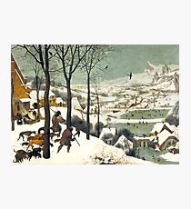 HD. The Hunters in the Snow, by Pieter Bruegel the Elder. HIGH DEFINITION Photographic Print