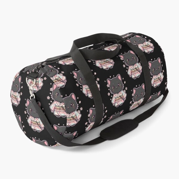 Item preview, Cute Japanese Black Cat Valentine Kawaii Samurai Anime designed and sold by SWEET-TINAPAY.