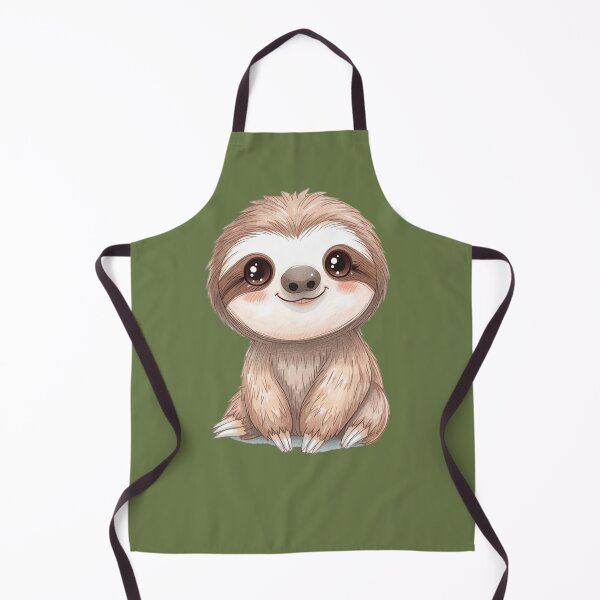 Item preview, Cute Kawaii Sloth with Big Sparkly Eyes designed and sold by Uniquely Yours.
