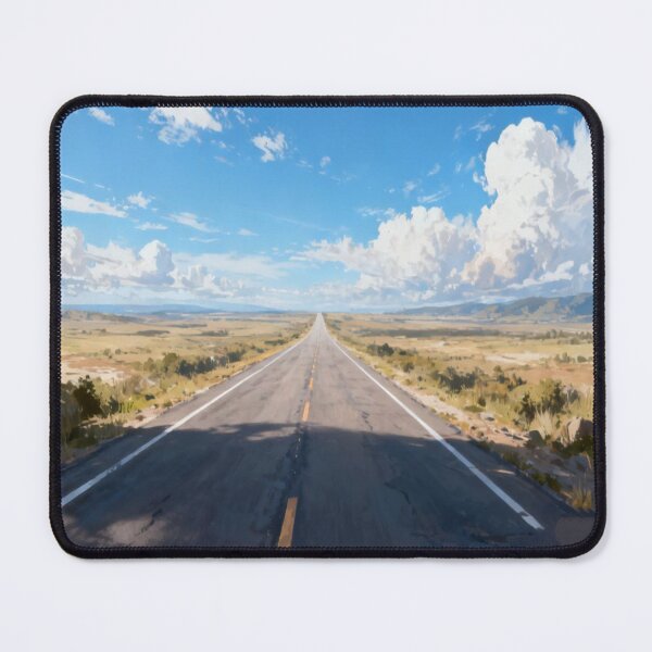 Item preview, Endless Journey – Open Road Under Blue Sky and Clouds designed and sold by Cristhian Almanza.
