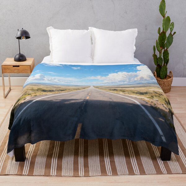 Item preview, Endless Journey – Open Road Under Blue Sky and Clouds designed and sold by Cristhian Almanza.