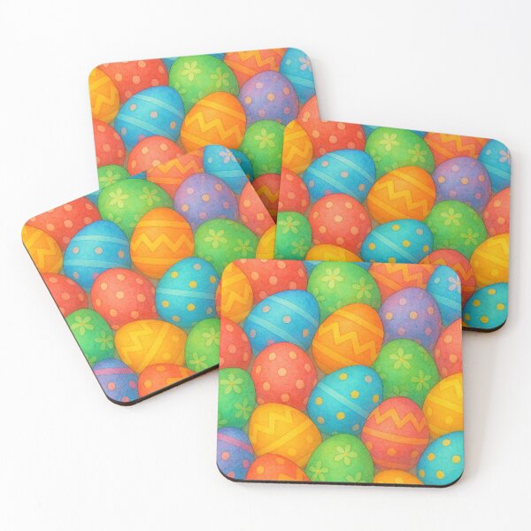 Item preview, Bright Colorful Easter Eggs designed and sold by TinCatOutPost.