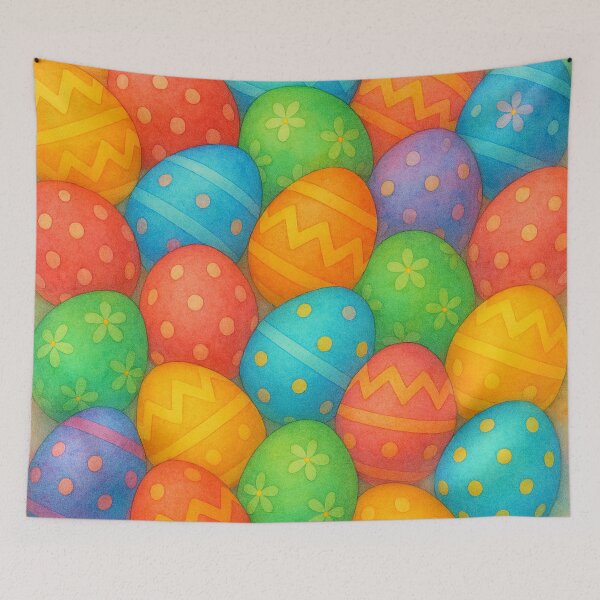 Item preview, Bright Colorful Easter Eggs designed and sold by TinCatOutPost.