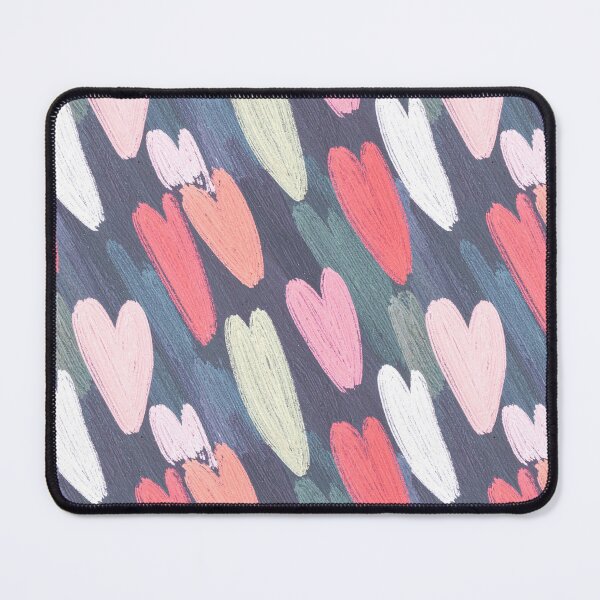 Item preview, Soft Brush Stroke Hearts Pattern designed and sold by yara.lahdo.