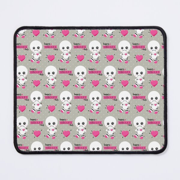 Item preview, Happy Singles Day Cute Voodoo Doll Heart Pattern iPhone Case designed and sold by FestivityFinds.