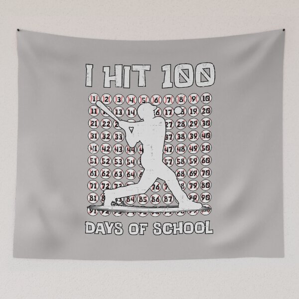 Artikelvorschau, Ich habe 100 Tage Schule erreicht – Baseballspieler, 100. Tag, Jungen, Kinder entworfen und verkauft von GreggRoss.