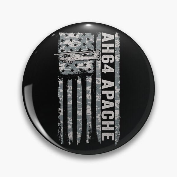 Item preview, AH-64 Apache American Flag Helicopter Camo Apache Gear designed and sold by DynamicDesign.