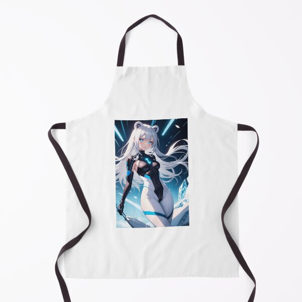 Item preview, Cyberpunk Polar Bear Warrior - Ninaka Fufuyu Anime Art designed and sold by iloveanimechibi.