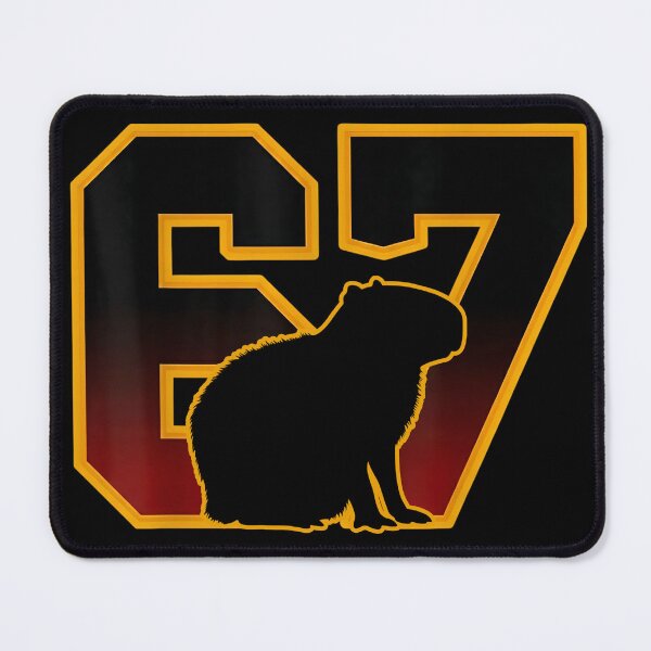 Item preview, Capybara 67 Six Seven Varsity Style Shirt designed and sold by LashondaGreen89.