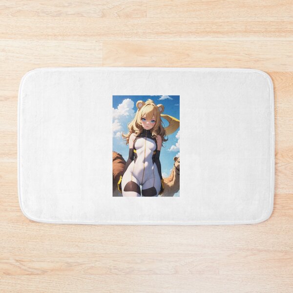 Item preview, Sunny Golden Bear Girl - Ogamaru Sakukeno Anime Art designed and sold by iloveanimechibi.
