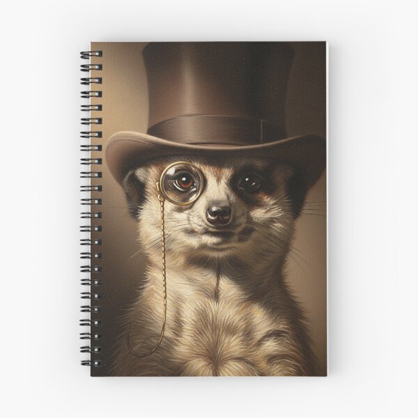 Item preview, Meerkat with monocle and hat designed and sold by Losancestros.