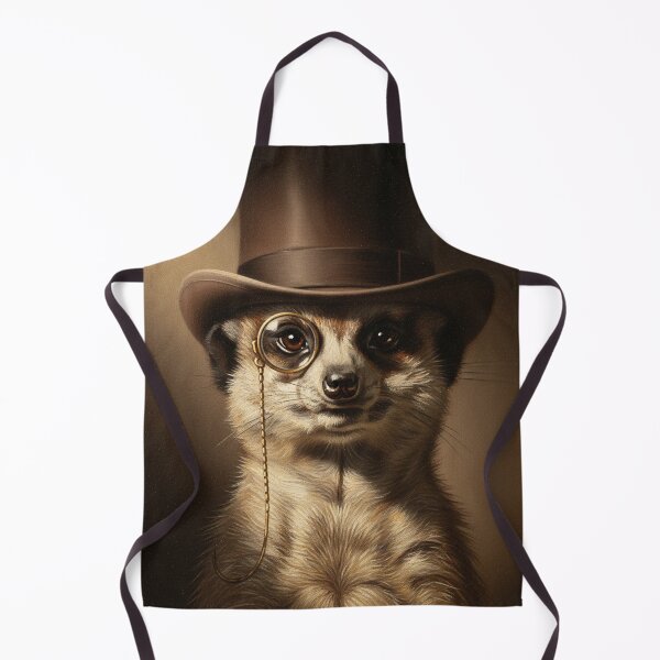 Item preview, Meerkat with monocle and hat designed and sold by Losancestros.