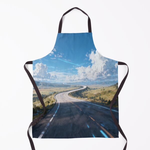 Item preview, Future Horizon – Sci-Fi Highway Through Natural Landscape and Glowing Sky designed and sold by Cristhian Almanza.