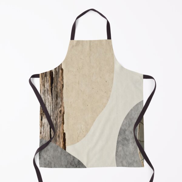 Item preview, Wabi-Sabi Balance – Wood and Ceramic with Neutral Abstract Background designed and sold by Cristhian Almanza.