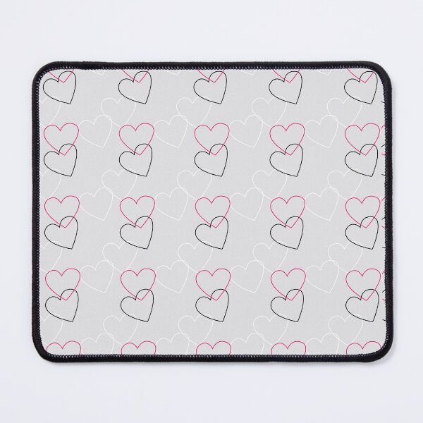 Item preview, Minimal Heart Outline Pattern Valentine Aesthetic iPhone Case designed and sold by FestivityFinds.