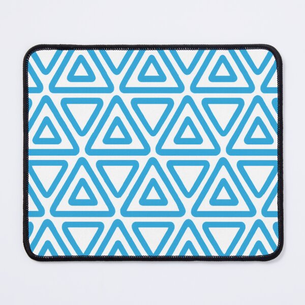 Item preview, Modern Geometric Blue Triangles Minimalist Pattern designed and sold by Urban-InkStudio.