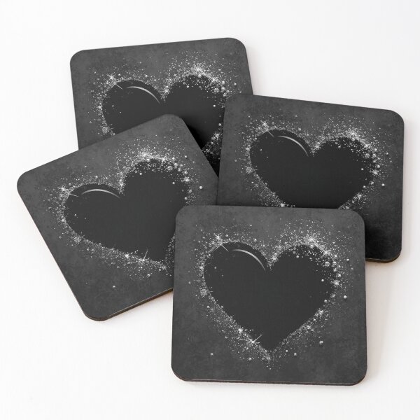 Item preview, Black Glitter Heart designed and sold by Sophie's Favorites.