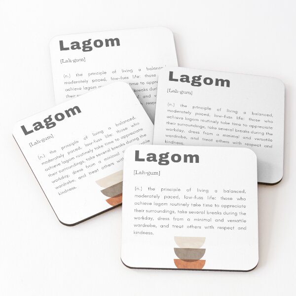 Item preview, Lagom - definition of swedish way of life designed and sold by AbracadabraArt.