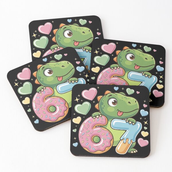 Item preview, Cute Dino 67 Six Seven Donut Ice Cream T-Shirt designed and sold by LashondaGreen89.