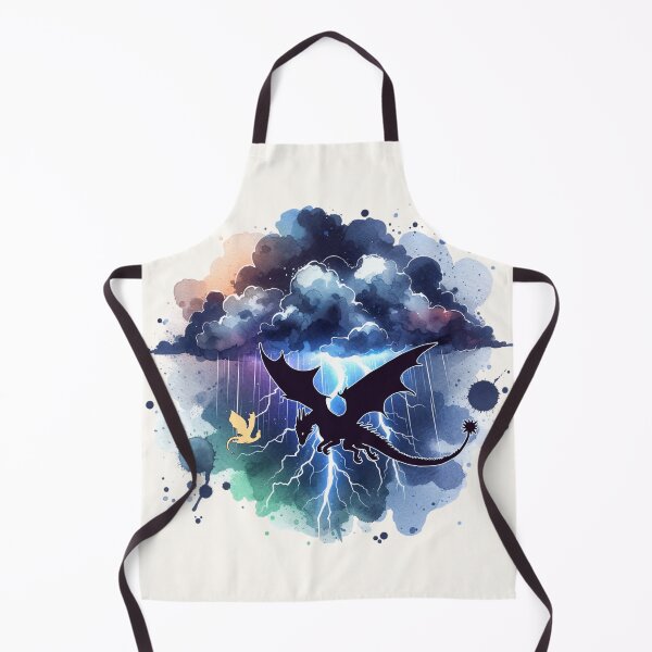 Item preview, Flying Dragons Stormy Night Sky designed and sold by Sarah Teigland.