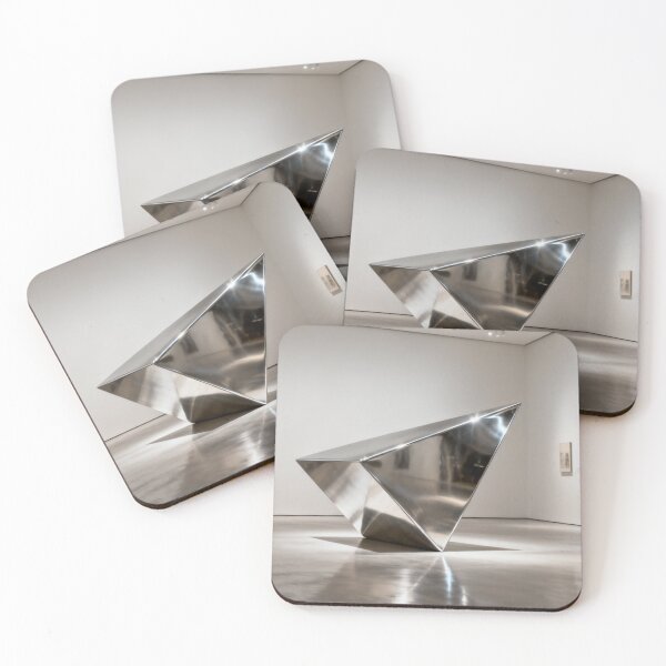 Item preview, Geometric Presence – Metallic Sculpture in Minimalist Art Gallery designed and sold by Cristhian Almanza.
