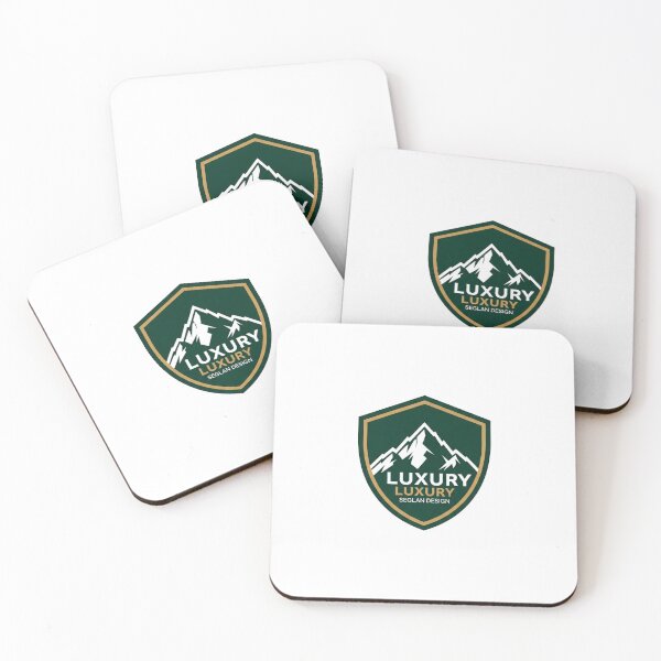 Item preview, Luxury branding with a shield emblem featuring stylized mountains designed and sold by VerizalShop.