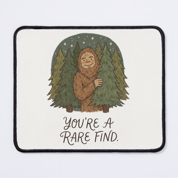 Item preview, Cute Bigfoot "Rare Find" Card - Whimsical Sasquatch Love & Friendship Card designed and sold by The boys.