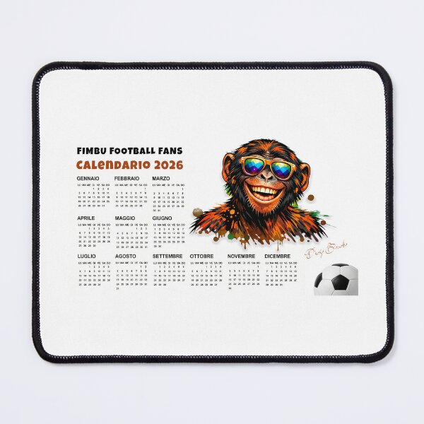 Item preview, Italian - Fimbu Football Fans 2026 Calendar designed and sold by Karbonn16.