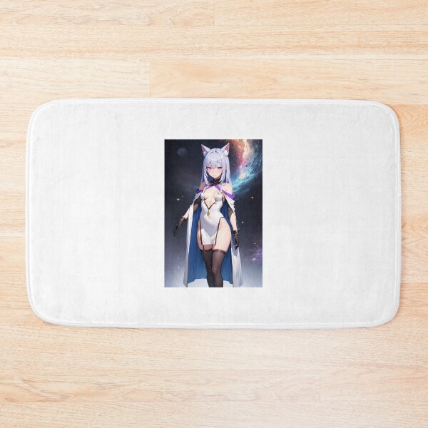 Item preview, Omoyomi Minesago Celestial Cat Girl - Galactic Anime Fantasy Art designed and sold by iloveanimechibi.