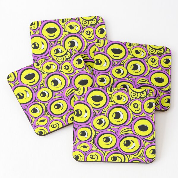 Item preview, Electric Color Eye Pattern Illustration for Creative Minds designed and sold by WildStroke.