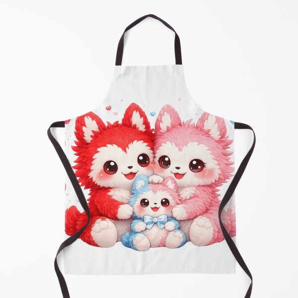 Item preview, Bubu Family – A Cozy Plush Family Illustration - NixWing Comfort Collection designed and sold by NixFire.
