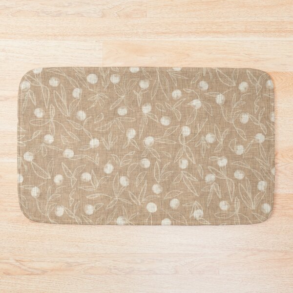 Item preview, Vintage Fruits & Leaves with Linen Texture Beige Benjamin Moore Sherwood Tan 1054 designed and sold by LoveAlways-AEP.